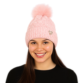 ZIBELL Winter Woolen Beanie Cap for Women P1